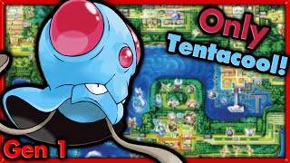 Can I Beat Pokemon Red with ONLY Tentacool 🔴 Pokemon Challenges ► NO ITEMS IN BATTLE [upl. by Aleakim]