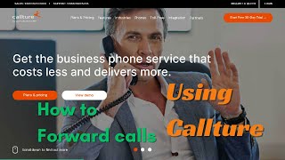 How to forward calls using Callture Voip [upl. by Loleta]