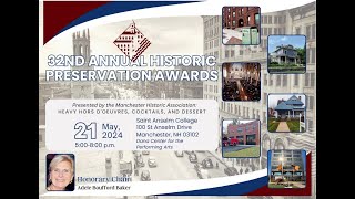 32nd Annual Historic Preservation Awards [upl. by Yoko]