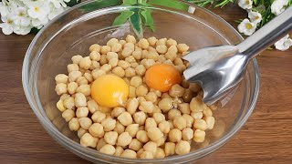 Better than meat  mix chickpeas and 2 eggs and youll be surprised by the result  very delicious [upl. by Nadirehs]