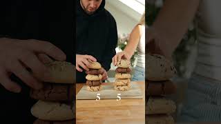 Cookie race stacking competition [upl. by Hedelman]