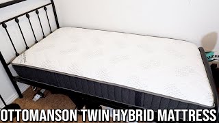 Ottomanson Twin Hybrid BedInaBox Mattress [upl. by Asilav]