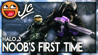 I took a Halo NOOB through Halo 3s Campaign FOR THE FIRST TIME EVER ft MrRoflWaffles amp JCbackfire [upl. by Wiltshire]