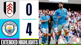 Fulham vs Man City 04 Highlights Premier League 2024 [upl. by Riobard]