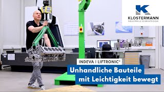 Messtechniker mit Superkräften  Unhandliche Bauteile mit Leichtigkeit bewett  INDEVA Liftronic® [upl. by Setarcos]