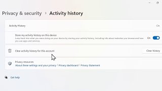 How to Stop Windows 11 from Storing Activity History [upl. by Schou]