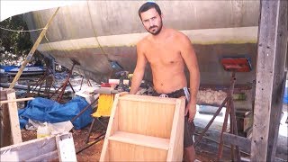 Making Companionway Stairs Out of Cherry Wood MJ Sailing  EP 4 [upl. by Ag]