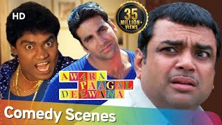 Best of Movie Awara Paagal Deewana Comedy Scenes  Akshay Kumar  Paresh Rawal  Johny Lever [upl. by Llenreb]