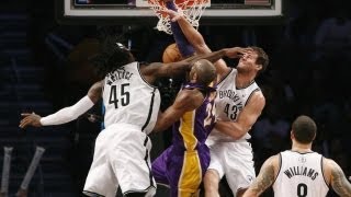 Kobe Bryant Highlights 21 Points vs Nets w the dunk over Crash and Humphries HD [upl. by Peh]