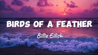 BillieEilish BIRDS OF A FEATHER LYRICS [upl. by Halivah]