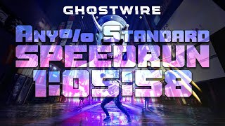 Ghostwire Tokyo Any Standard Speedrun in 10558 [upl. by Cacie]