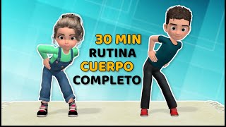 EJERCICIO DE CUERPO COMPLETO DE 30 MIN PARA NIÑOS ENTRENAMIENTO EN CASA [upl. by Aufa463]