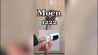 How to Replace Moen 1222 Shower Cartridge in under 2 MINS [upl. by Assillem]