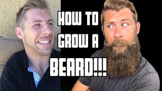 How to Grow a Beard and Mustache From Start to Finish [upl. by Kopple]