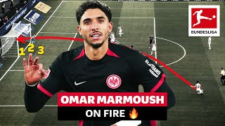 Freekick Magician  HOW Omar Marmoush Scores Three in a Row [upl. by Irotal]